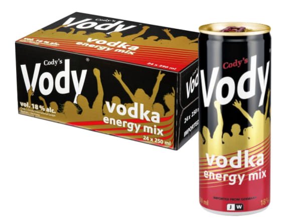 Vody Vodka Energy